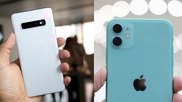 so sánh iPhone 11 và Samsung S10