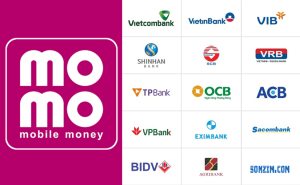 MoMo đang liên kết với hơn 20 ngân hàng uy tín