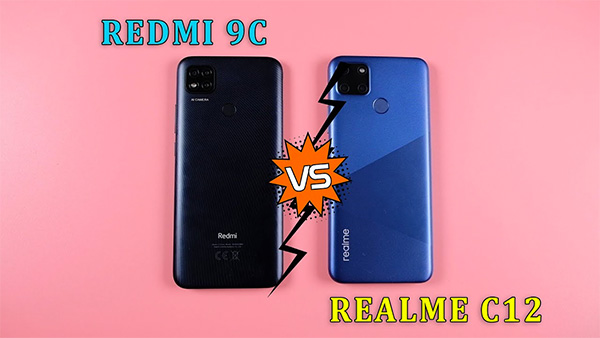 So sánh Redmi 9C và Realme C12